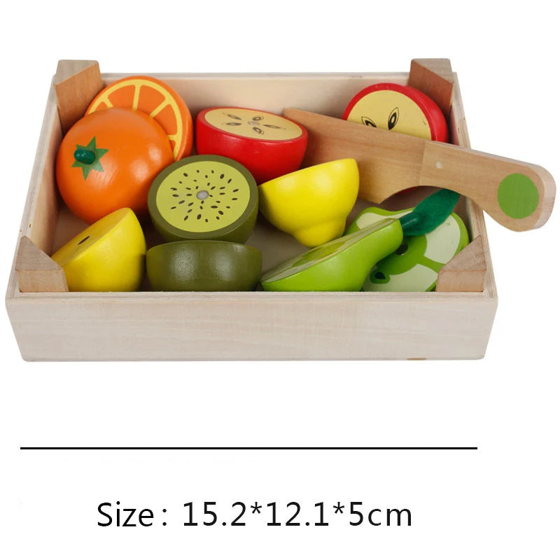 Conjunto de corte de frutas legumes