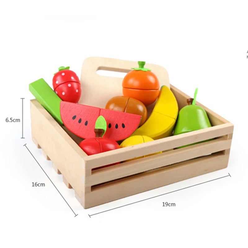 Conjunto de corte de frutas legumes