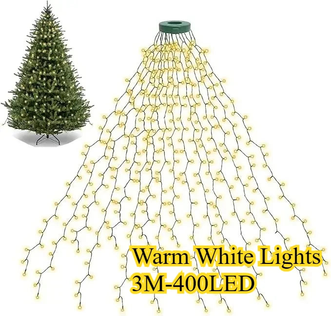 Luzes de árvore de Natal práticas