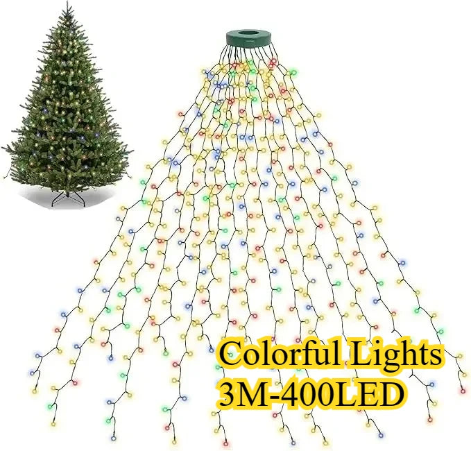 Luzes de árvore de Natal práticas
