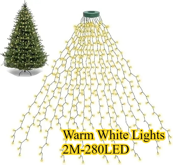 Luzes de árvore de Natal práticas