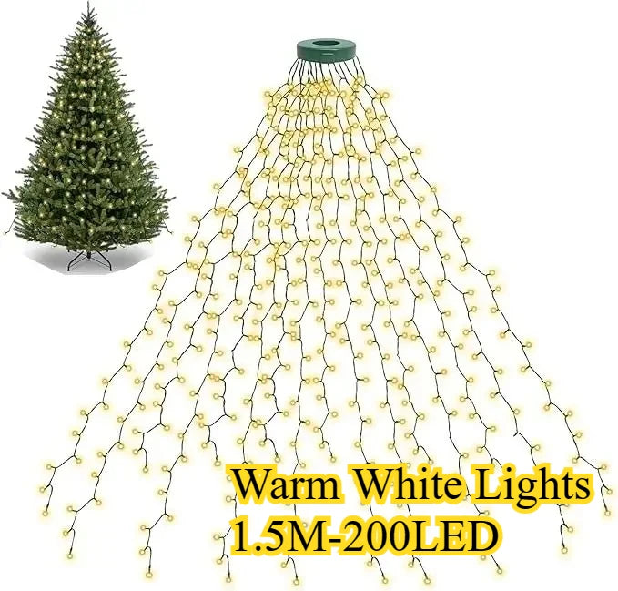 Luzes de árvore de Natal práticas