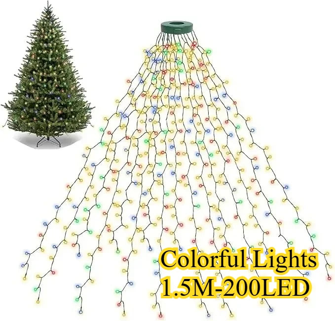 Luzes de árvore de Natal práticas