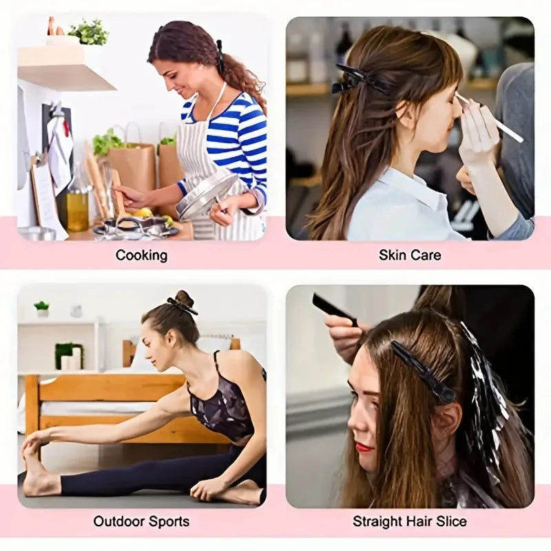Gancho de cabelo estilo crocodilo em 2 cores