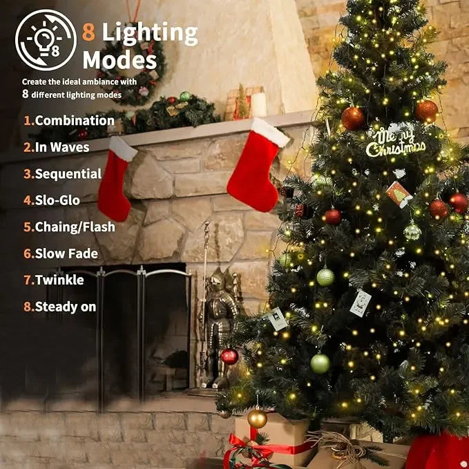 Luzes de árvore de Natal práticas