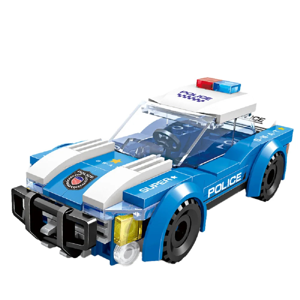 Conjunto de Brinquedo polícia para montar, educativo para crianças