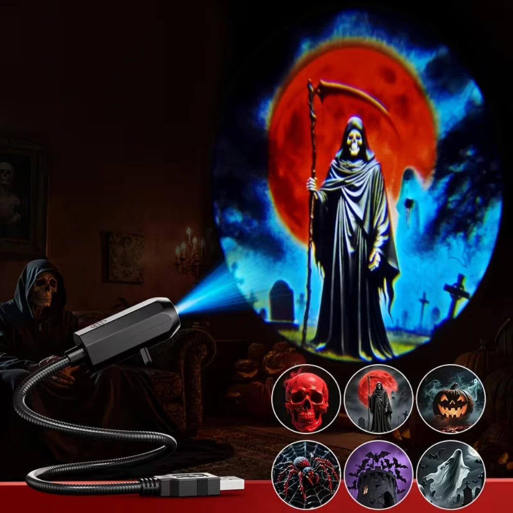 Projetor USB Halloween