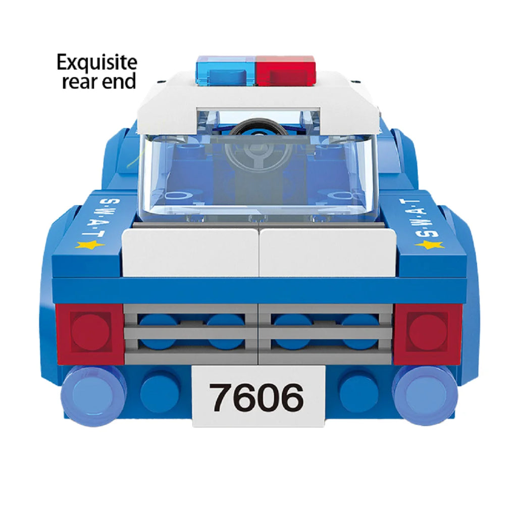 Conjunto de Brinquedo polícia para montar, educativo para crianças