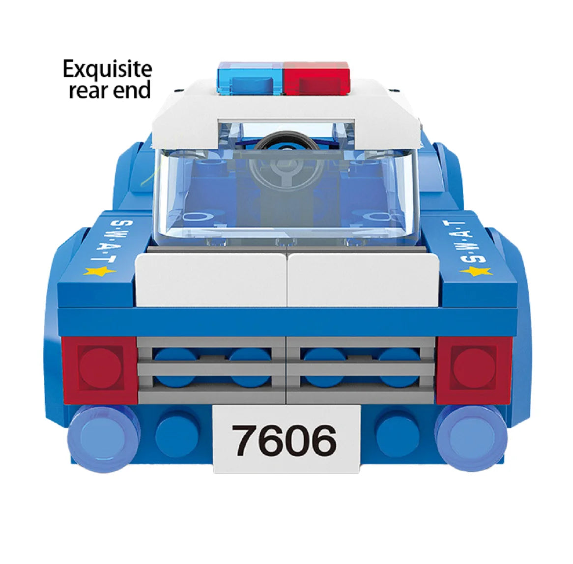 Conjunto de Brinquedo polícia para montar, educativo para crianças