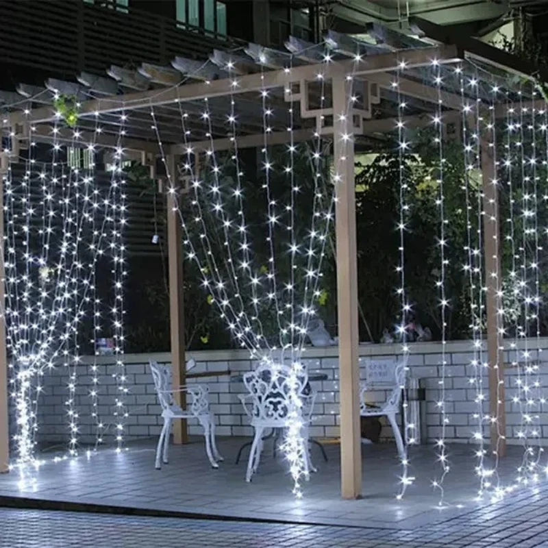 Luzes de cortina Led com controlo remoto