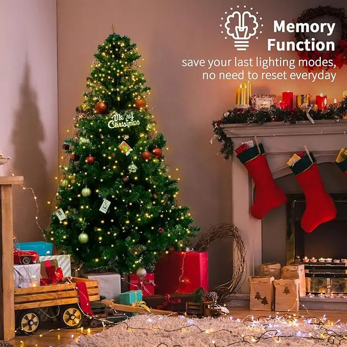 Luzes de árvore de Natal práticas