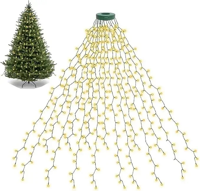 Luzes de árvore de Natal práticas