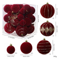 Bolas para árvore de Natal em veludo